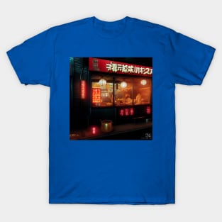 Cyberpunk Tokyo Ramen Shop T-Shirt